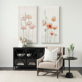 Meadow flowers I by Mercana Studio a Hand Embellished Textured Canvas by Mercana at Eve Furniture