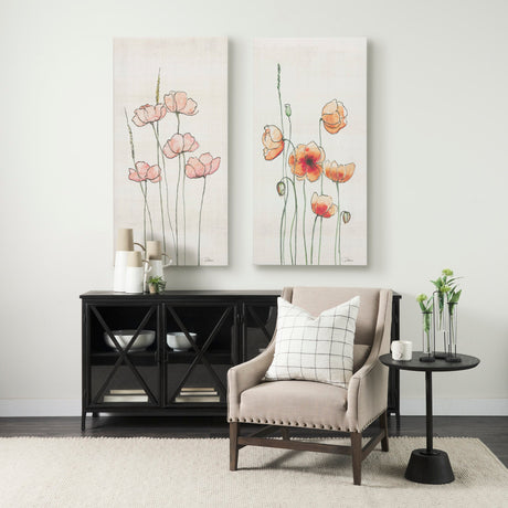 Meadow flowers I by Mercana Studio a Hand Embellished Textured Canvas by Mercana at Eve Furniture