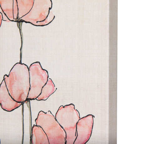 Meadow flowers II by Mercana Studio a Hand Embellished Textured Canvas by Mercana at Eve Furniture