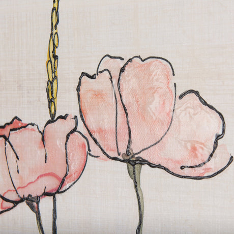 Meadow flowers II by Mercana Studio a Hand Embellished Textured Canvas by Mercana at Eve Furniture