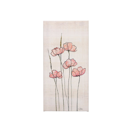 Meadow flowers II by Mercana Studio a Hand Embellished Textured Canvas by Mercana at Eve Furniture