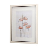 Meadow flowers II by Mercana Studio a Hand Embellished Textured Framed Art Print Matted under Glass by Mercana at Eve Furniture