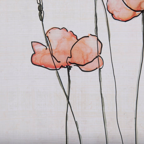 Meadow flowers II by Mercana Studio a Hand Embellished Textured Framed Art Print Matted under Glass by Mercana at Eve Furniture