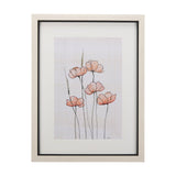 Meadow flowers II by Mercana Studio a Hand Embellished Textured Framed Art Print Matted under Glass by Mercana at Eve Furniture