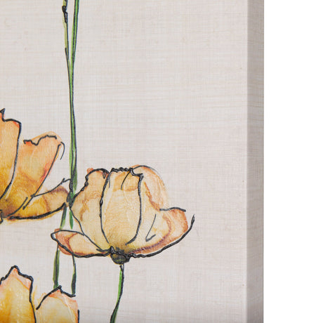 Meadow flowers III by Mercana Studio a Hand Embellished Textured Canvas by Mercana at Eve Furniture