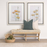 Meadow flowers III by Mercana Studio a Hand Embellished Textured Framed Art Print Matted under Glass by Mercana at Eve Furniture