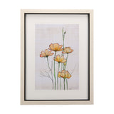 Meadow flowers III by Mercana Studio a Hand Embellished Textured Framed Art Print Matted under Glass by Mercana at Eve Furniture