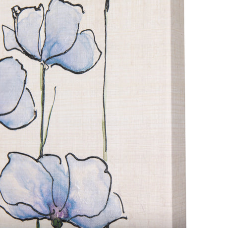 Meadow flowers IV by Mercana Studio a Hand Embellished Textured Canvas by Mercana at Eve Furniture