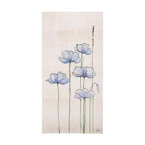 Meadow flowers IV by Mercana Studio a Hand Embellished Textured Canvas by Mercana at Eve Furniture