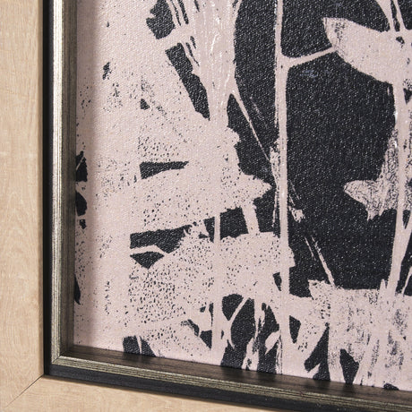 Meadow Herbes by Mercana Studio a Hand Embellished Textured Framed Art Print by Mercana at Eve Furniture
