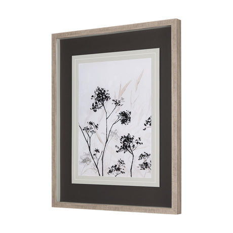 Meadow L by Mercana Studio a Hand Embellished Textured Framed Art Print Matted under Glass by Mercana at Eve Furniture