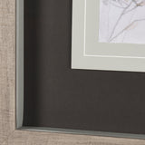 Meadow L by Mercana Studio a Hand Embellished Textured Framed Art Print Matted under Glass by Mercana at Eve Furniture