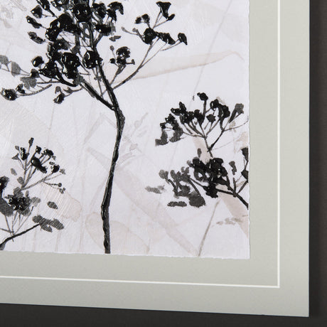 Meadow L by Mercana Studio a Hand Embellished Textured Framed Art Print Matted under Glass by Mercana at Eve Furniture