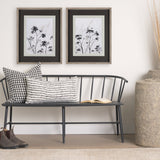 Meadow L by Mercana Studio a Hand Embellished Textured Framed Art Print Matted under Glass by Mercana at Eve Furniture