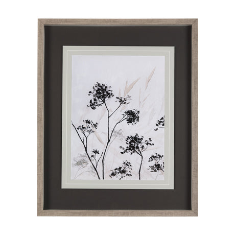 Meadow L by Mercana Studio a Hand Embellished Textured Framed Art Print Matted under Glass by Mercana at Eve Furniture
