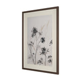 Meadow L by Mercana Studio Hand Embelished Textured Framed Artwork Matted under Glass by Mercana at Eve Furniture