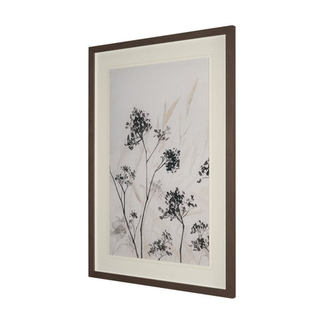 Meadow L by Mercana Studio Hand Embelished Textured Framed Artwork Matted under Glass by Mercana at Eve Furniture
