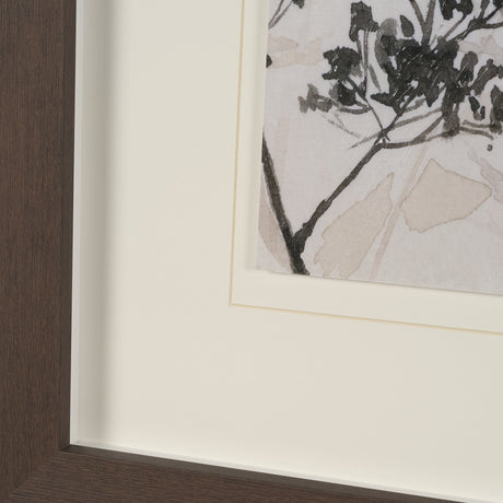 Meadow L by Mercana Studio Hand Embelished Textured Framed Artwork Matted under Glass by Mercana at Eve Furniture