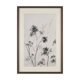 Meadow L by Mercana Studio Hand Embelished Textured Framed Artwork Matted under Glass by Mercana at Eve Furniture