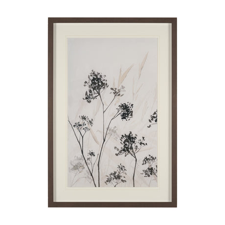 Meadow L by Mercana Studio Hand Embelished Textured Framed Artwork Matted under Glass by Mercana at Eve Furniture