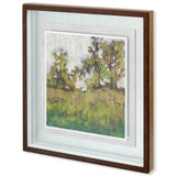 Meadow Lands I by Jennifer Goldberger Hand Embellished Textured Framed Art Print Matted under Glass by Mercana at Eve Furniture