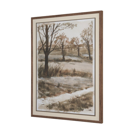 Meadow Memories I by Mercana Studio Hand Embelished Framed Artwork Matted under Glass by Mercana at Eve Furniture