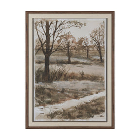 Meadow Memories I by Mercana Studio Hand Embelished Framed Artwork Matted under Glass by Mercana at Eve Furniture