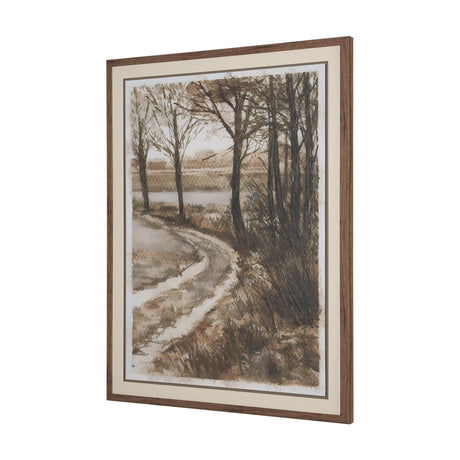 Meadow Memories II by Mercana Studio Hand Embelished Framed Artwork Matted under Glass by Mercana at Eve Furniture