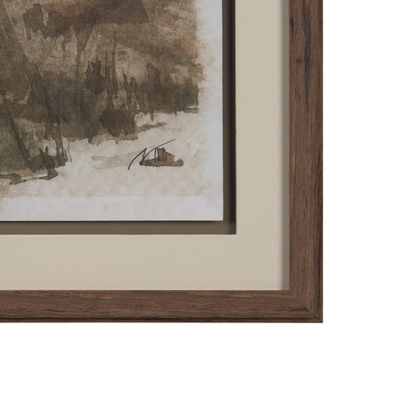 Meadow Memories II by Mercana Studio Hand Embelished Framed Artwork Matted under Glass by Mercana at Eve Furniture