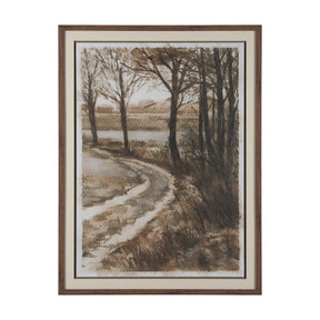 Meadow Memories II by Mercana Studio Hand Embelished Framed Artwork Matted under Glass by Mercana at Eve Furniture