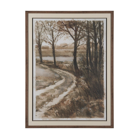 Meadow Memories II by Mercana Studio Hand Embelished Framed Artwork Matted under Glass by Mercana at Eve Furniture
