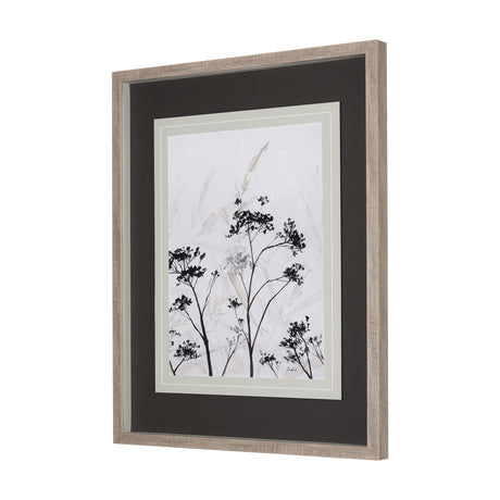 Meadow R by Mercana Studio a Hand Embellished Textured Framed Art Print Matted under Glass by Mercana at Eve Furniture