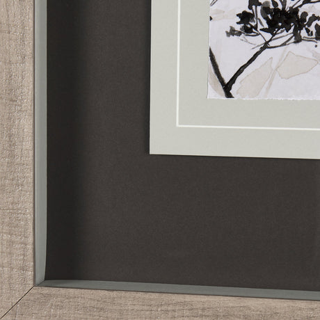 Meadow R by Mercana Studio a Hand Embellished Textured Framed Art Print Matted under Glass by Mercana at Eve Furniture