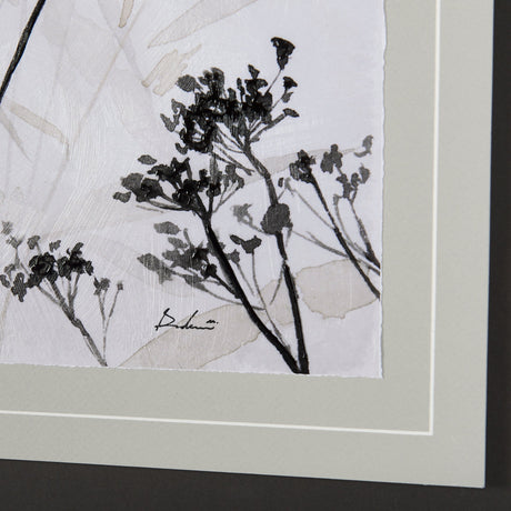 Meadow R by Mercana Studio a Hand Embellished Textured Framed Art Print Matted under Glass by Mercana at Eve Furniture