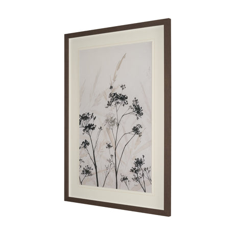 Meadow R by Mercana Studio Hand Embelished Textured Framed Artwork Matted under Glass by Mercana at Eve Furniture