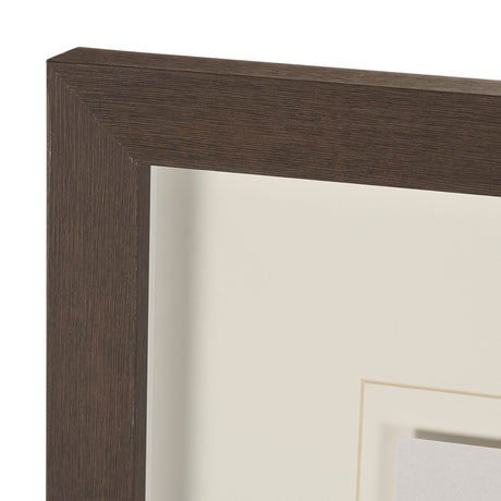 Meadow R by Mercana Studio Hand Embelished Textured Framed Artwork Matted under Glass by Mercana at Eve Furniture