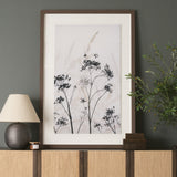 Meadow R by Mercana Studio Hand Embelished Textured Framed Artwork Matted under Glass by Mercana at Eve Furniture