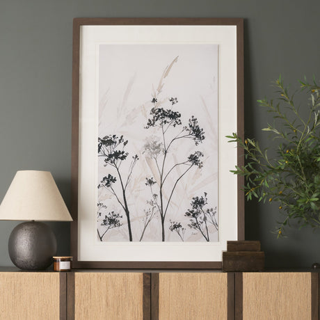 Meadow R by Mercana Studio Hand Embelished Textured Framed Artwork Matted under Glass by Mercana at Eve Furniture