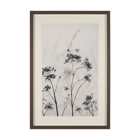 Meadow R by Mercana Studio Hand Embelished Textured Framed Artwork Matted under Glass by Mercana at Eve Furniture