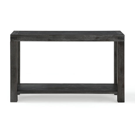 Meadow Solid Console Table in Graphite by Modus Furniture at Eve Furniture