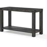 Meadow Solid Console Table in Graphite by Modus Furniture at Eve Furniture