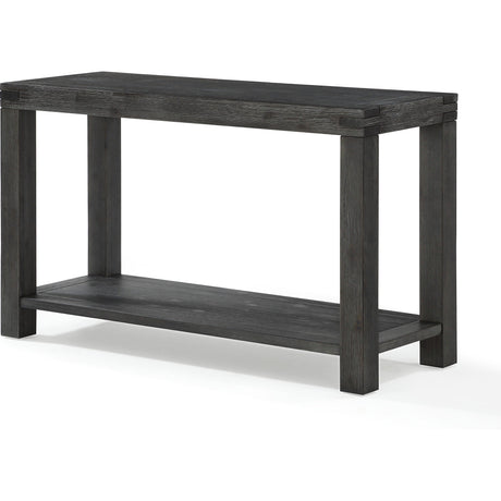 Meadow Solid Console Table in Graphite by Modus Furniture at Eve Furniture