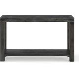 Meadow Solid Console Table in Graphite by Modus Furniture at Eve Furniture