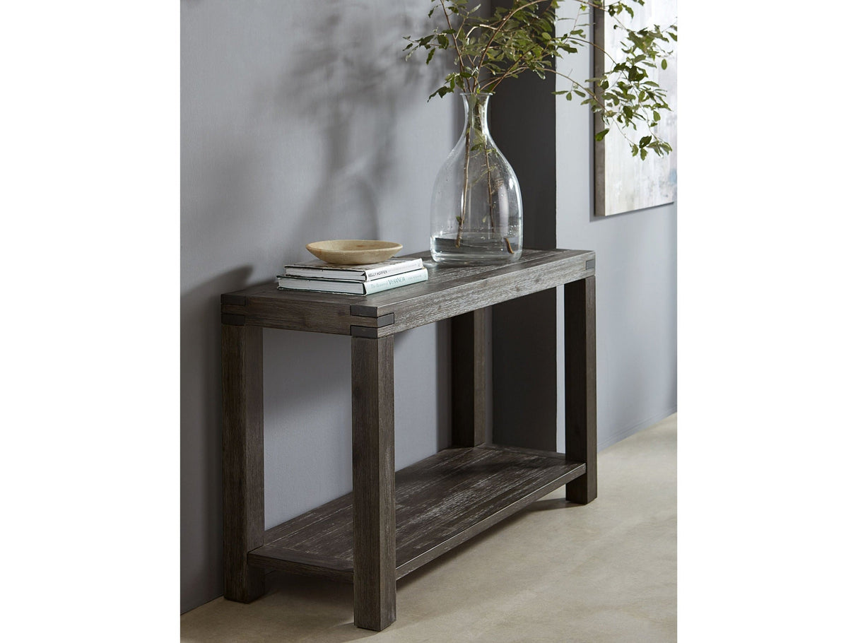 Meadow Solid Console Table in Graphite by Modus Furniture at Eve Furniture