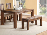 Meadow Solid Wood Bench in Brick Brown by Modus Furniture at Eve Furniture