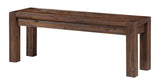 Meadow Solid Wood Bench in Brick Brown by Modus Furniture at Eve Furniture
