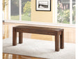 Meadow Solid Wood Bench in Brick Brown by Modus Furniture at Eve Furniture