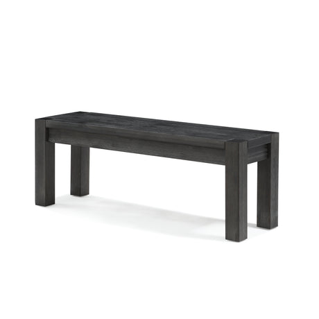 Meadow Solid Wood Bench in Graphite by Modus Furniture at Eve Furniture
