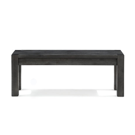 Meadow Solid Wood Bench in Graphite by Modus Furniture at Eve Furniture
