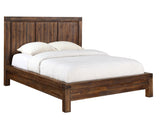 Meadow Solid Wood California King Platform Bed in Brick Brown by Modus Furniture at Eve Furniture